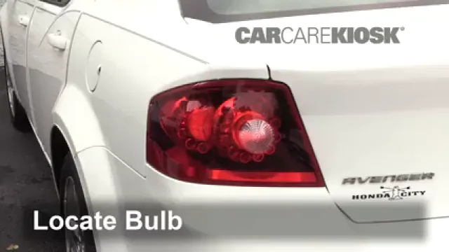 2013 Dodge Avenger SE 3.6L V6 FlexFuel Luces Luz de reversa (reemplazar foco)